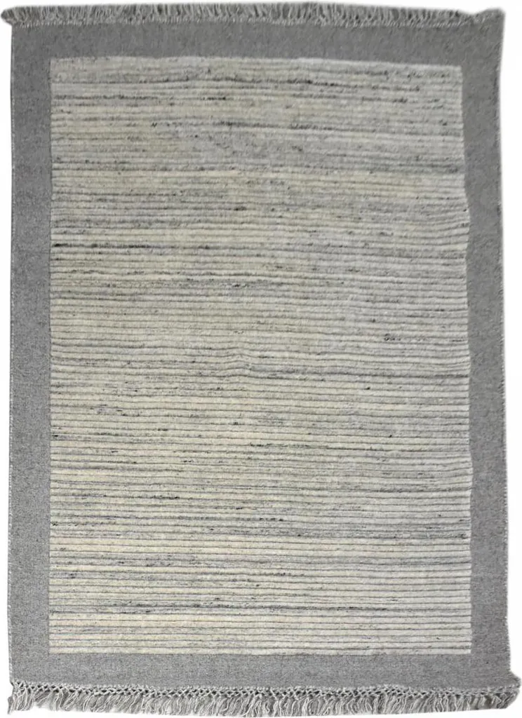 Tapis de salon en laine LOUNALI - Tapis artisanal pour intérieur chaleureux