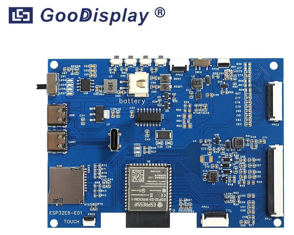 GoodDisplay ESP32E6-E01 Development Board für Produktbild 