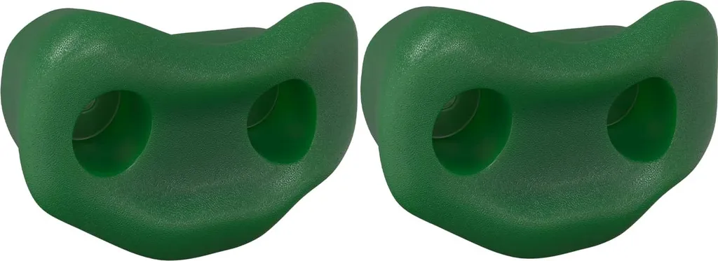 vidaXL Supporto per Arrampicata 2pz Verde PP - Prese Parete Bimbi