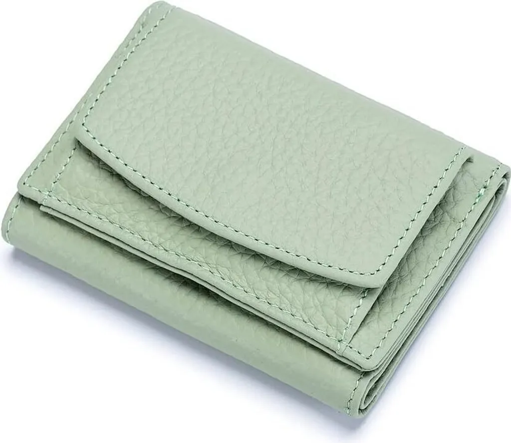 Portafoglio Piccolo Donna in Vera Pelle RFID con Portamonete - Mini