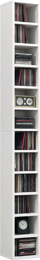 HOMCOM Rangements pour CD et DVD, étagère colonne de Image du produit 