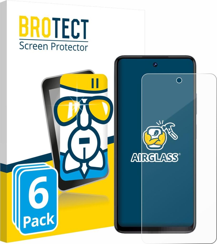 6x BROTECT Schutzglas für Philips S7710 Omni 10 Schutzfolie Panzer Folie Glas Display Schutz klar