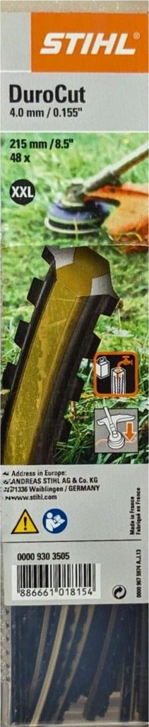 Stihl 00009303505, Rasentrimmer-Linie, Metallisch, 0,155 m, Produktbild 