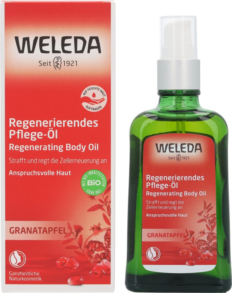 Sensitive Skin Weleda Pomegranate Regenerating Body Oil Produktbild 