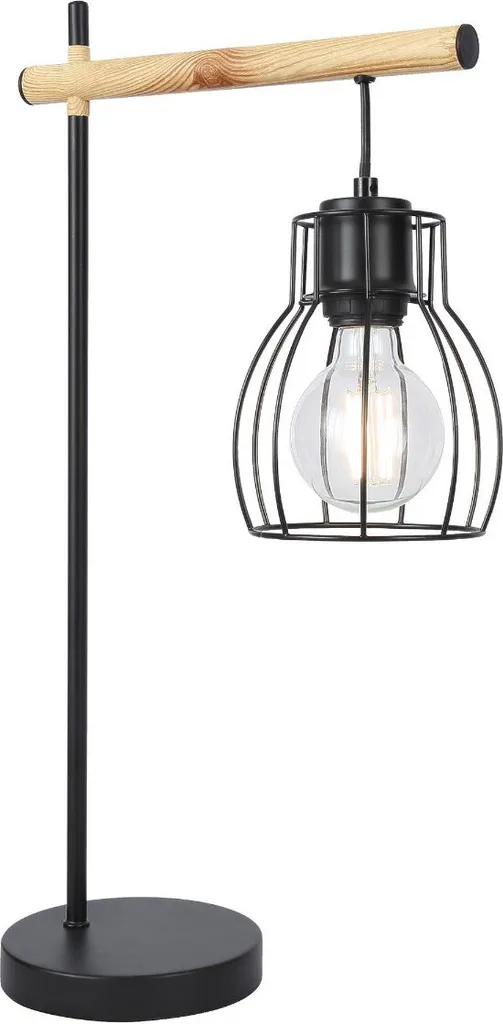 Lampe chevet Candellux BERNITA noir 41-80059 - Ambiance cosy chambre