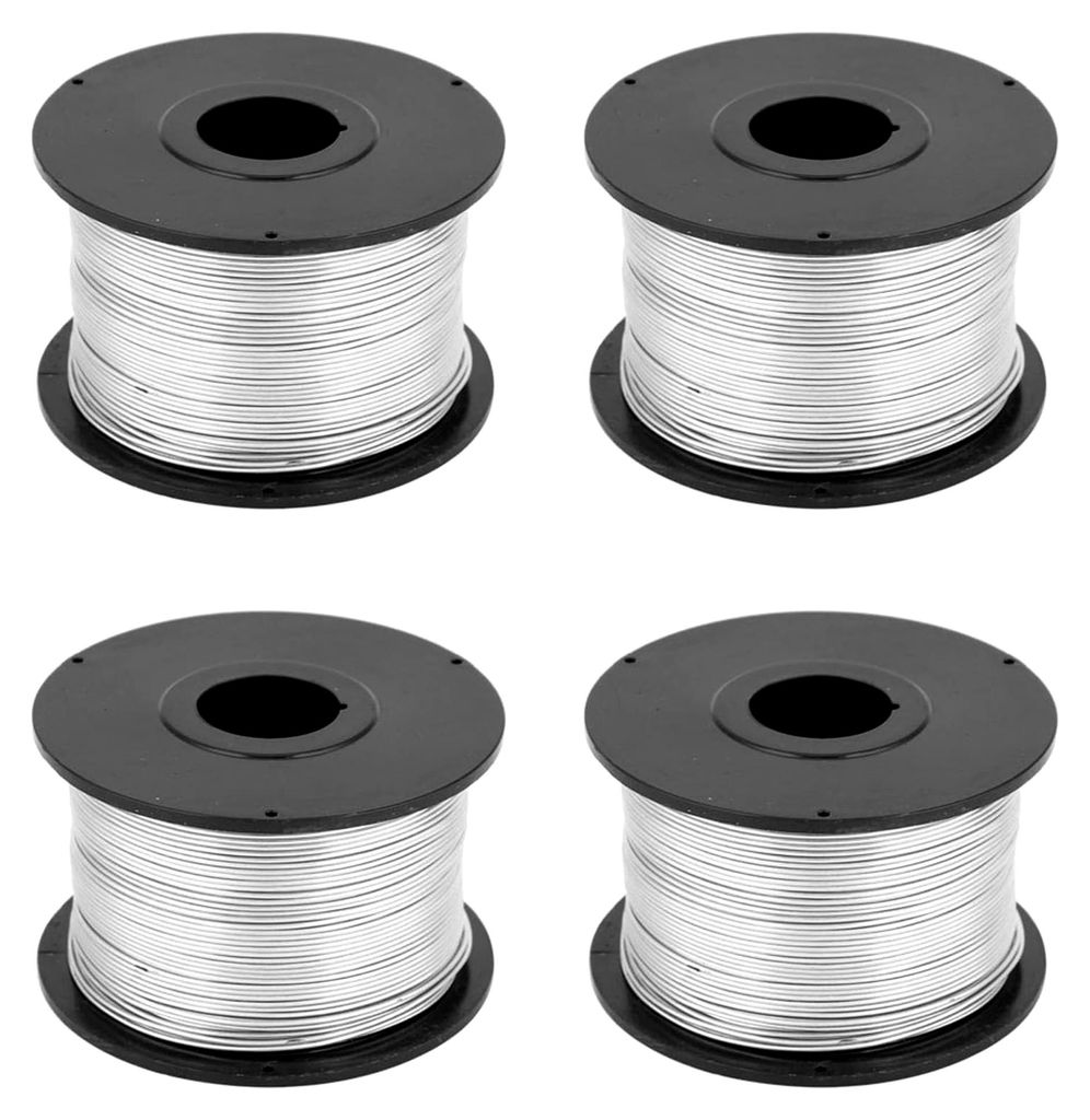 Stahlbindedraht für automatische Bindemaschinen, 0,8 mm Weichstahl, 110 m pro Rolle, flexibel und langlebig für Baustellen