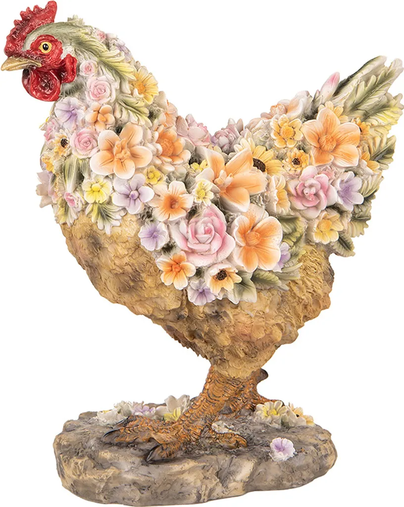 Déco de Table Poulet Rustique 31 cm - Idéal pour Ambiance Maison de Ferme - 3
