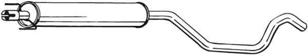 Bosal Mittelschalldämpfer 285-313