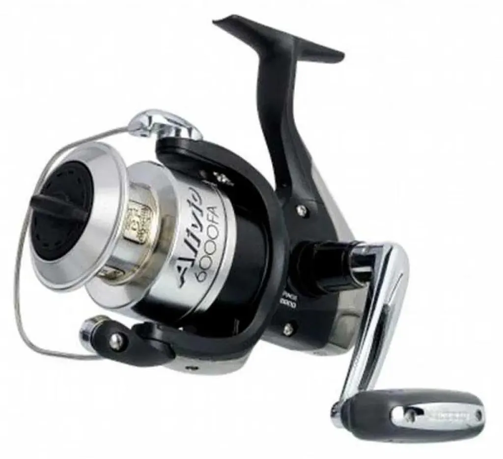 Moulinet à Lancer Shimano Alivio 6000 FA pour la Pêche au Gros Noir
