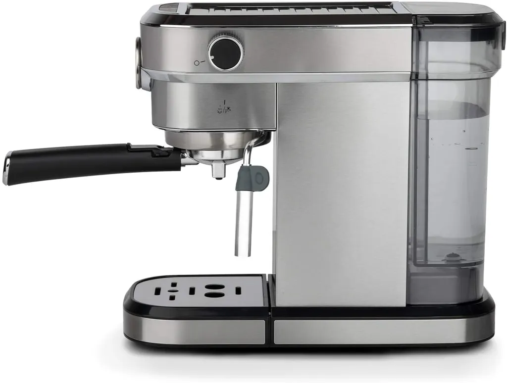 Machine à expresso pour café moulu H.Koenig EXP820, Inox et Baromètre