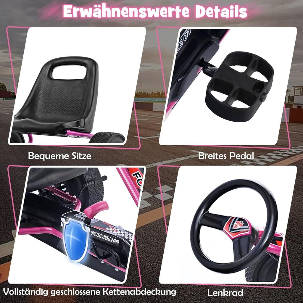 Kinder Go Kart Tretfahrzeug, Tretauto mit | Kaufland.de