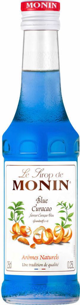 Monin Sirup Blue Curacao, für Cocktails, Kaffee, Immagine del prodotto 
