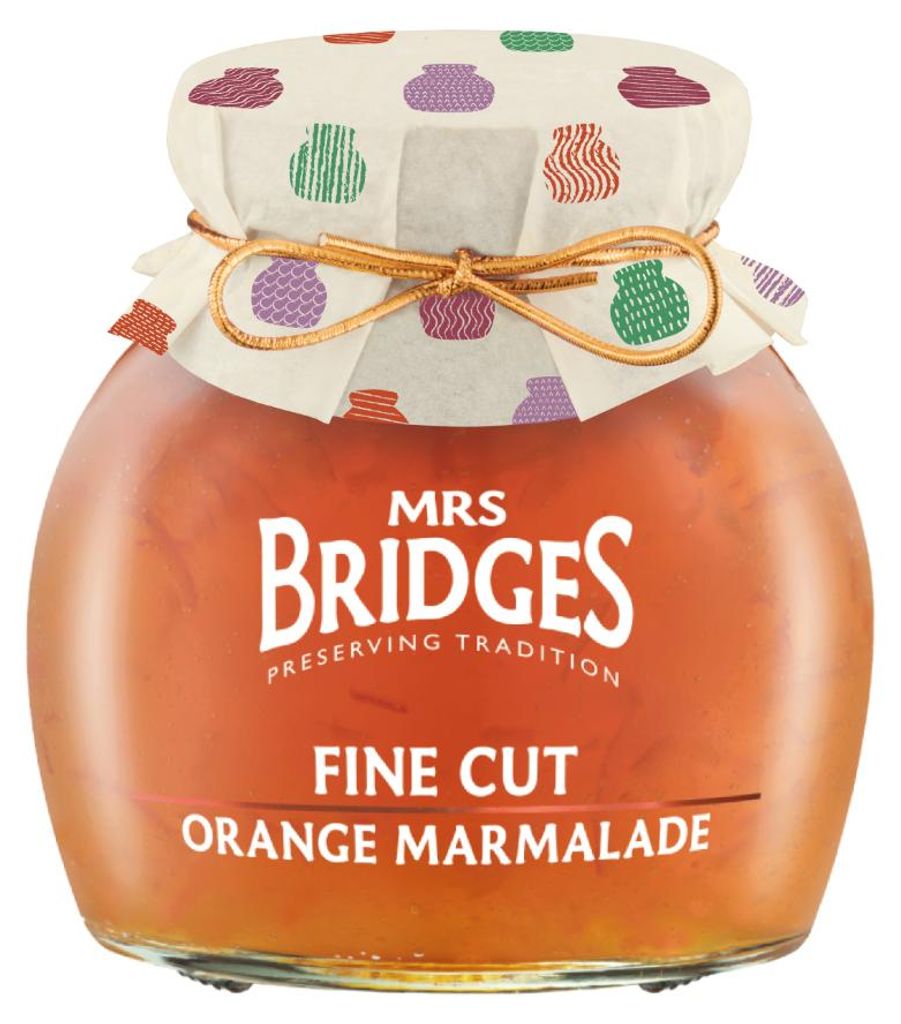 Mrs Bridges Orangenmarmelade mit feiner Schale 340g Produktbild 
