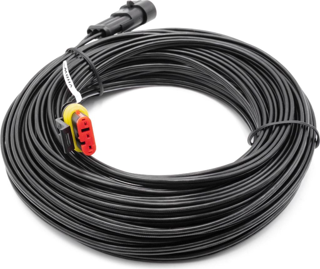 vhbw Niederspannungs-Kabel kompatibel mit Husqvarna Automower 435X AWD (ab 2019), 440 (ab Bj. 2017) Mähroboter - Transformator Kabel, 20 m