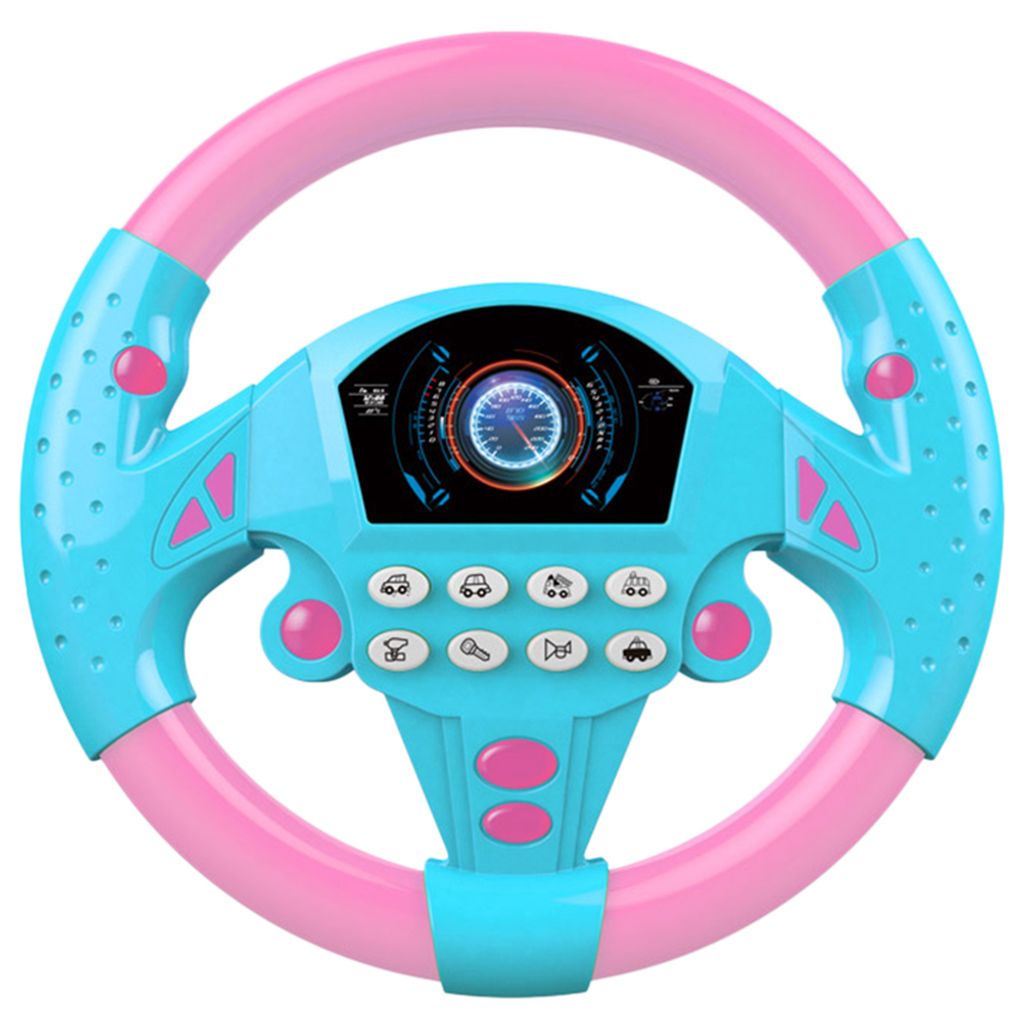 Volant électrique de simulation avec lumières et sons, Image du produit 