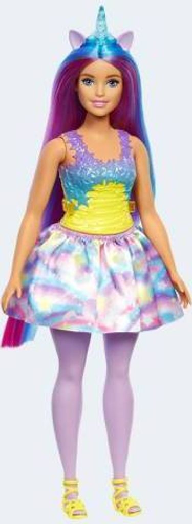 Barbie Dreamtopia Prinzessin Puppe blau-lila Haare Produktbild 
