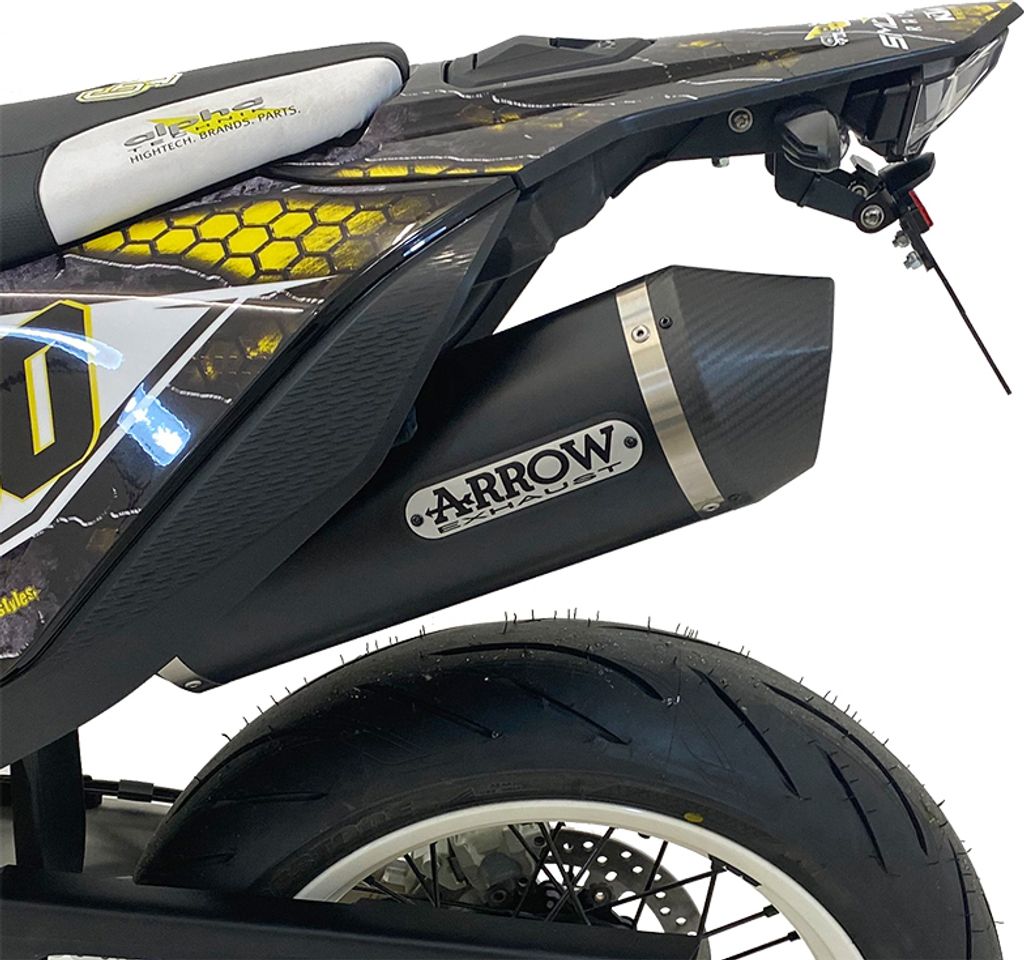 ARROW Échappement DARK RACE-TECH pour KTM 690 SMC R / Image du produit 