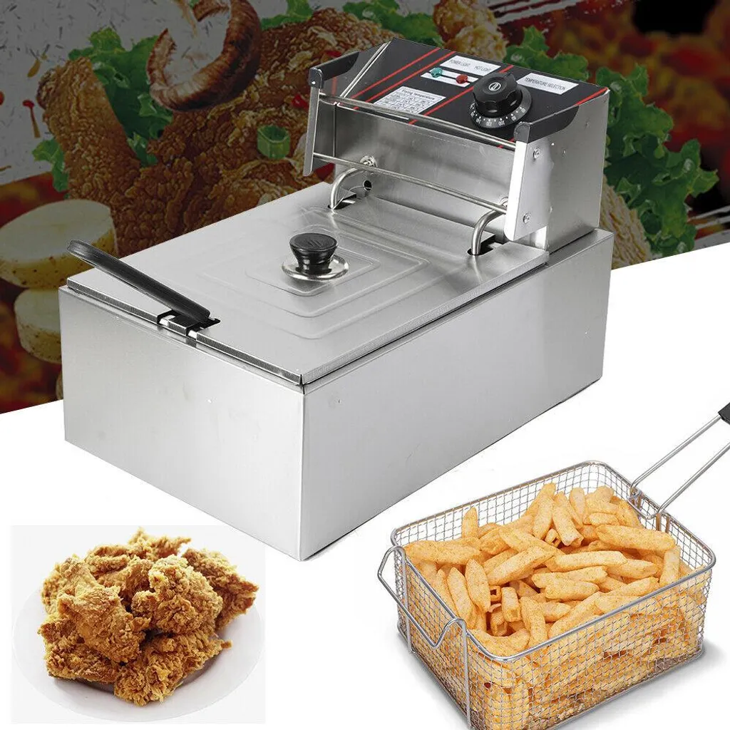 Friteuse électrique 6L Inox Sécurisée contre les Risques de Surchauffe - 2