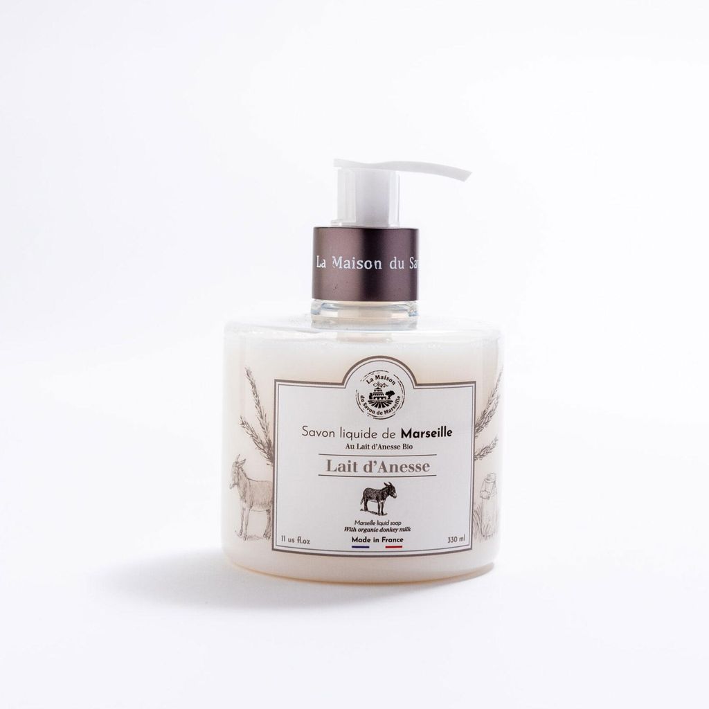 Flüssige Marseille-Seife 330 ml - Eselsmilch Produktbild 