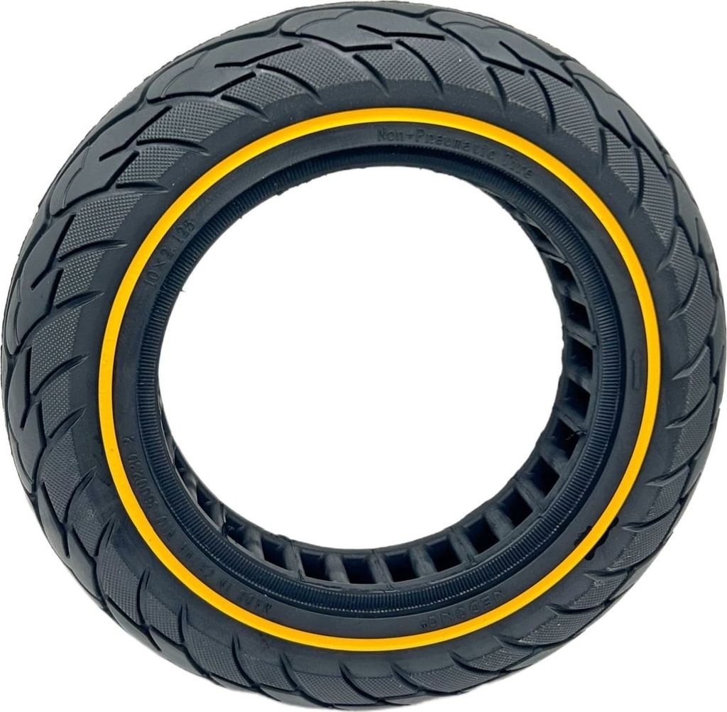 Vollgummireifen 10x2,125“ Linie Soflow, Aprilia , Odys Alpha X10 usw. – Gelb