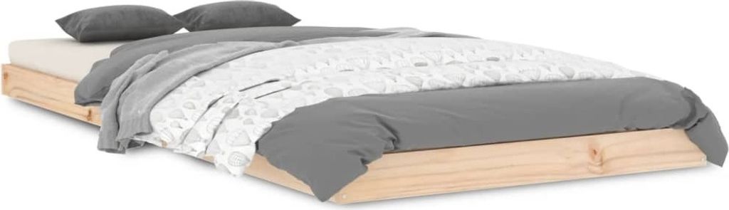 "im Sonderangebot"Bettgestell/Massivholzbett - CLORIS - Einzelbett - 90x200 cm - Einfache Montage - Kiefer - DEMöbel9671648