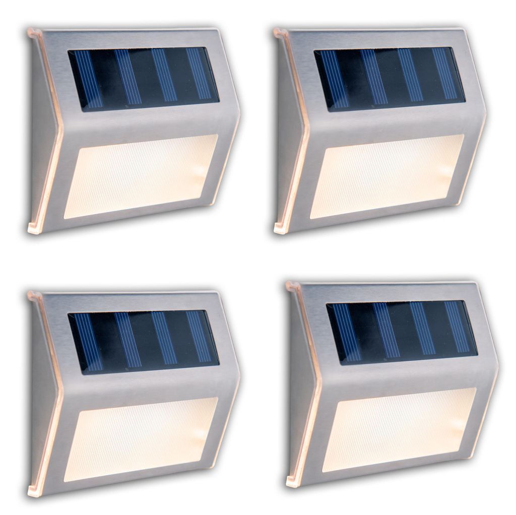 4er-Set LED Solar-/Außenleuchte "LEON", Lampe für den Produktbild 