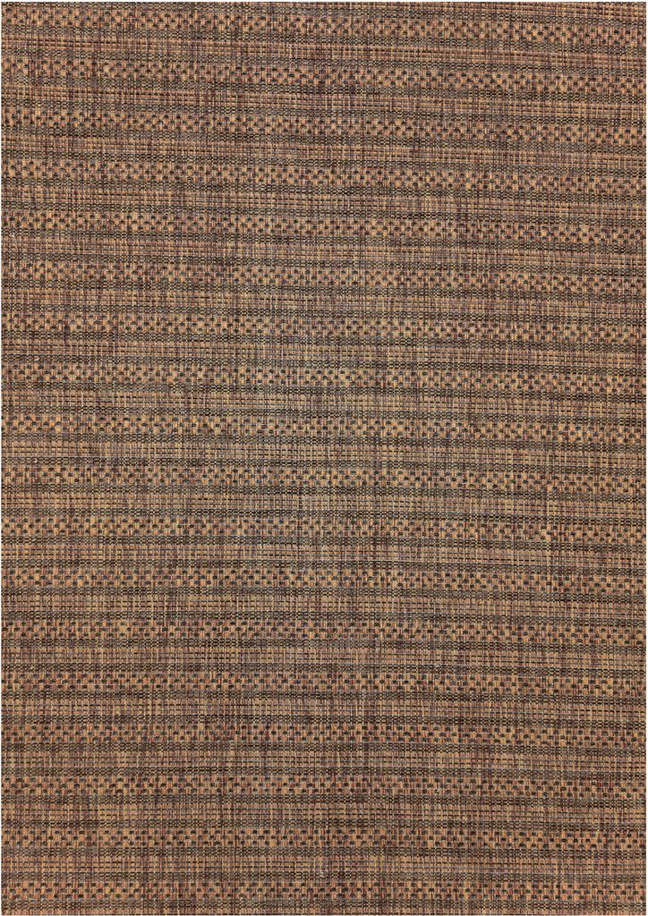 Teppium In & Outdoor Teppich Einfarbig Flachgewebe Wetterfest Balkon Terrasse Wohnzimmer Skandinavisches Boho, Grösse: 80x150 cm