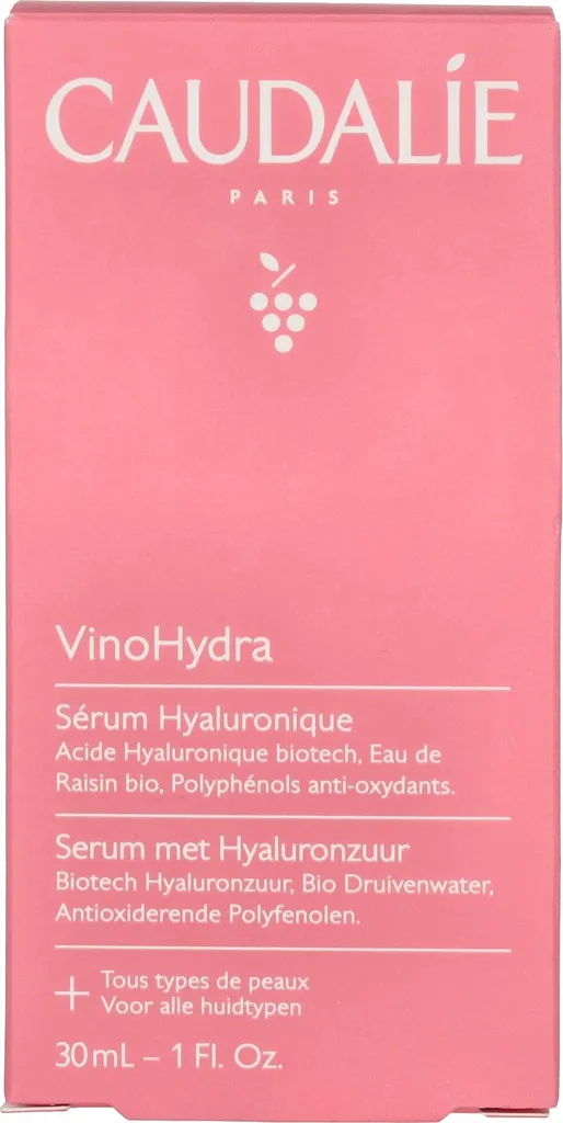 Sérum Caudalie VinoHydra 30ml - Hydratation Visage Peau Sèche et Sensible