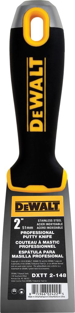 Spachtel DEWALT 51mm 2" Edelstahl Malerspachtel Produktbild 