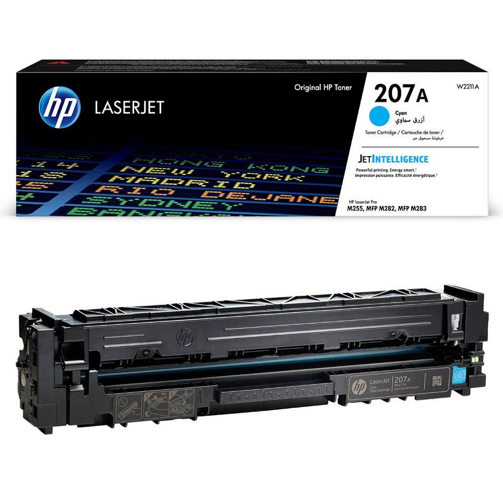 HP 207A (W2211A) Toner original cyan pour HP Color LaserJet Image du produit 