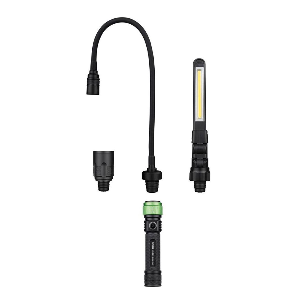 Dörr QL-3, Stift-Blinklicht, Schwarz, Grün, Aluminium, Kunststoff, IP30, LED, 180 lm