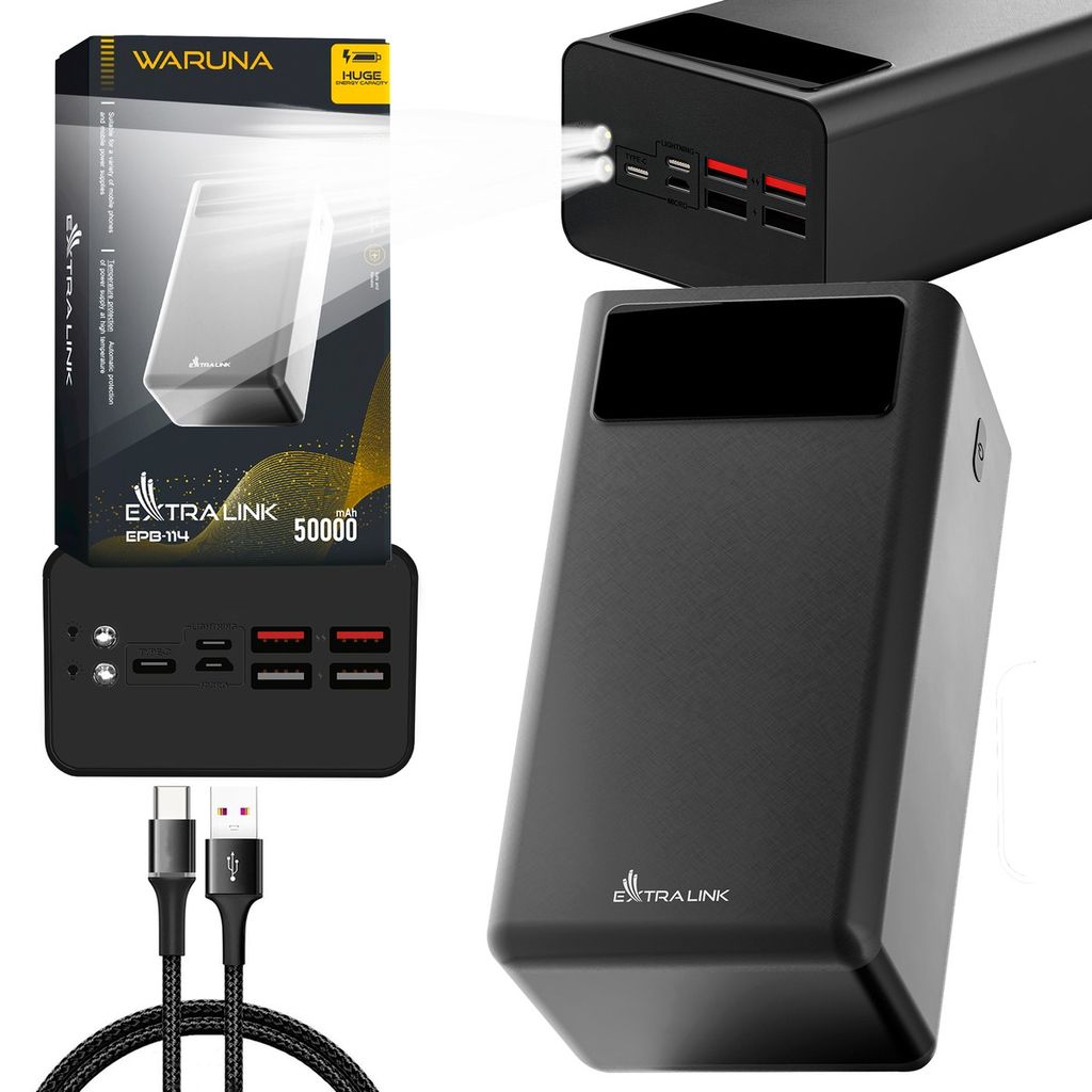 Powerbank 50000mAh 5V Power Bank USB C