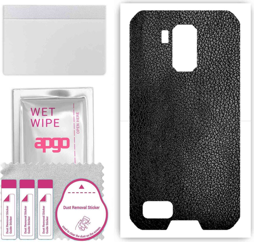 apgo Rückseite Schutzfolie, Skin, kompatibel mit Ulefone Armor X7 Pro, Hinten Displayschutzfolie aus Vinylfolie, kratzfest, einfache Montage - Sch...