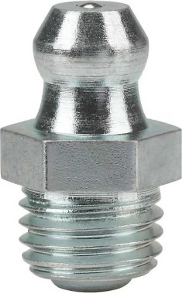 Raccordo Idraulico Dritto 3/8 JIC X 1/8 NPT - Adattatore AN -6, Zincato, Per Impianti Oleodinamici