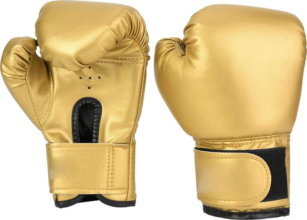 Kinder Boxhandschuhe, Kunstleder Sandsack Trainingshandschuhe, für Kampfsport, Gold
