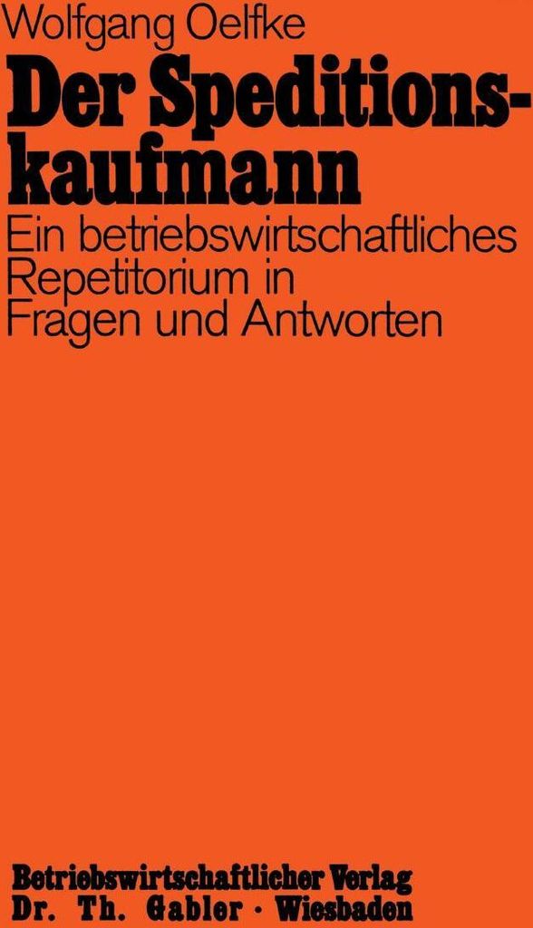 Der Speditionskaufmann