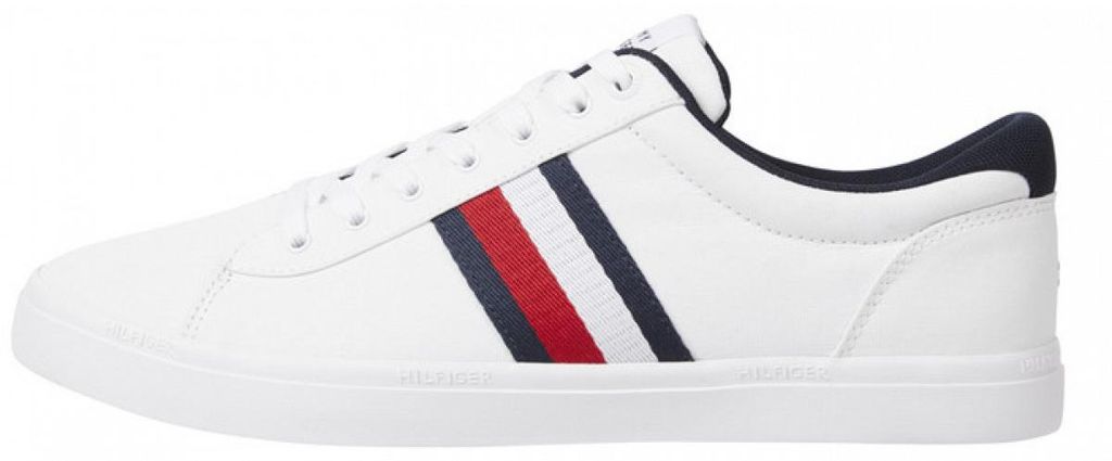 Tommy Hilfiger Iconic Vulc Stripes Sneaker Weiß Produktbild 