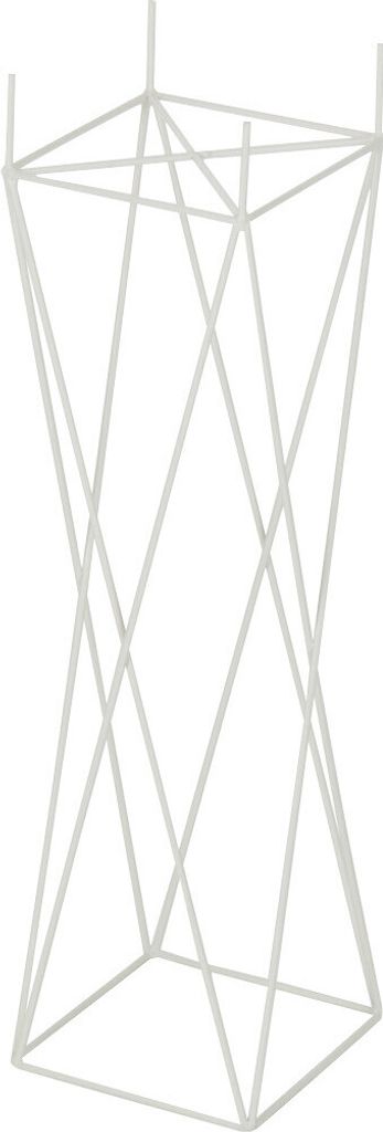 J-Line Halter Kreuz Metall Weiß Small