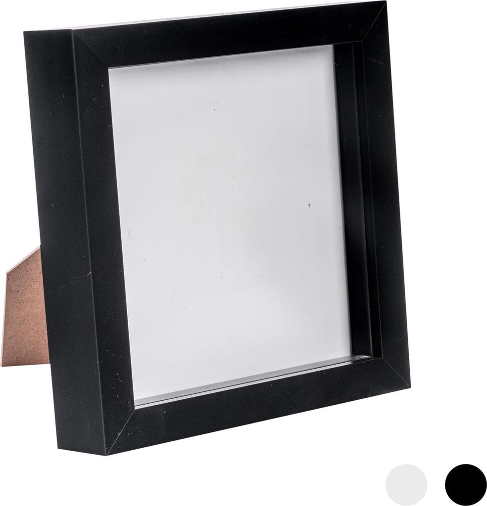 6x6 Fotorahmen Bilderrahmen in Schwartz - stehend und hängend