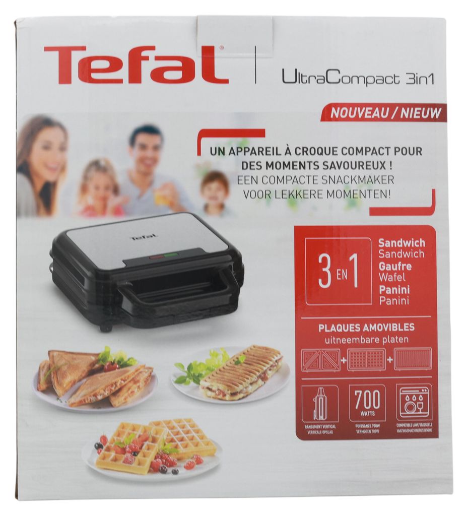 Tefal SW383D10, Schwarz, Edelstahl, 700 W, 230 mm, 230 mm, Produktbild 