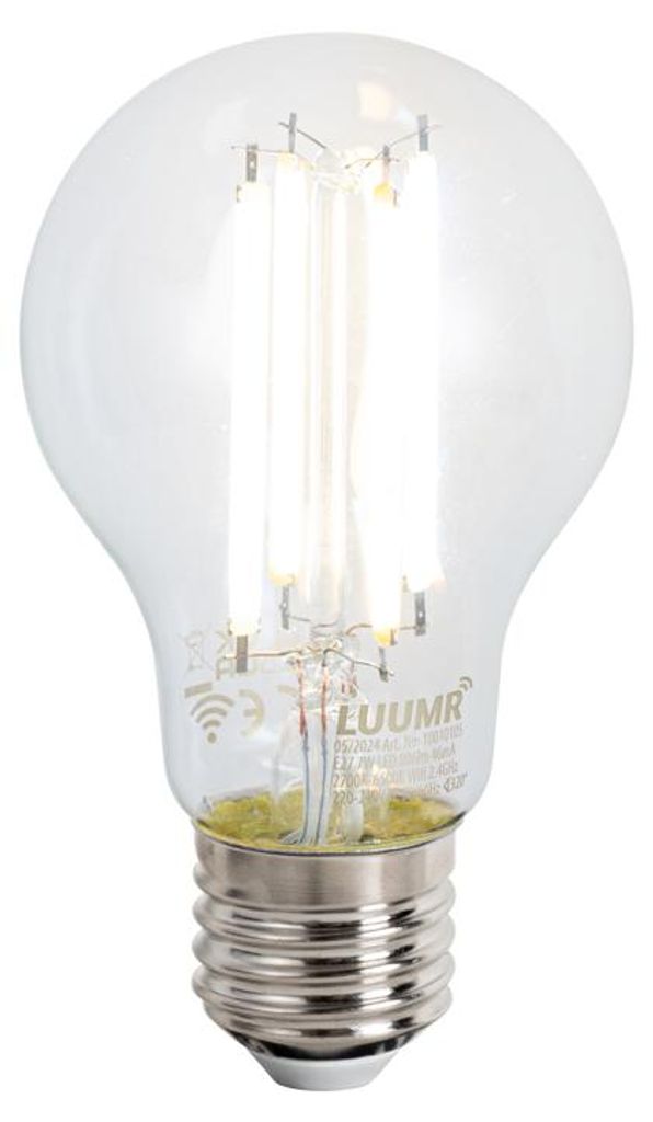 Qazqa Smart Esstisch led Design Pendelleuchte, Pendellampe - Zuzanna - Schwarz mit Rauchglas, Rund, 2700K - 6500K, dimmbar, 3-flammig, 60cm, Ideal ...
