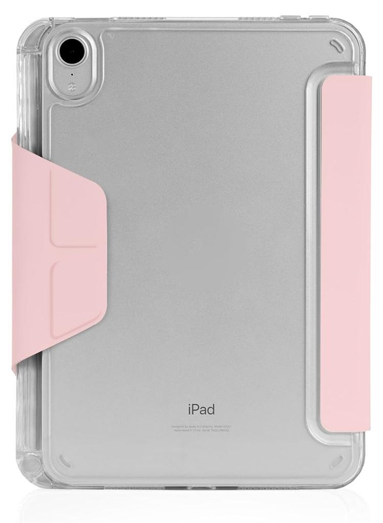 stm goods, Opp Etui für iPad Mini 8.3 mit Stifthalter und Origami-Ständer, Rosa