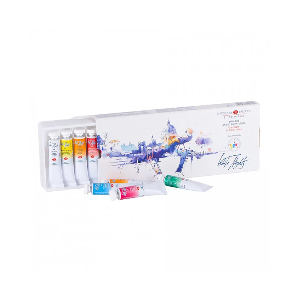 Set Aquarelle White Nights IWS Selection, 12 tubes de 10 ml haute qualité