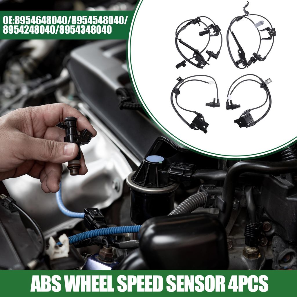 4 Stück ABS Geschwindigkeit Sensor Vorne Links Rechts für Toyota Highlander