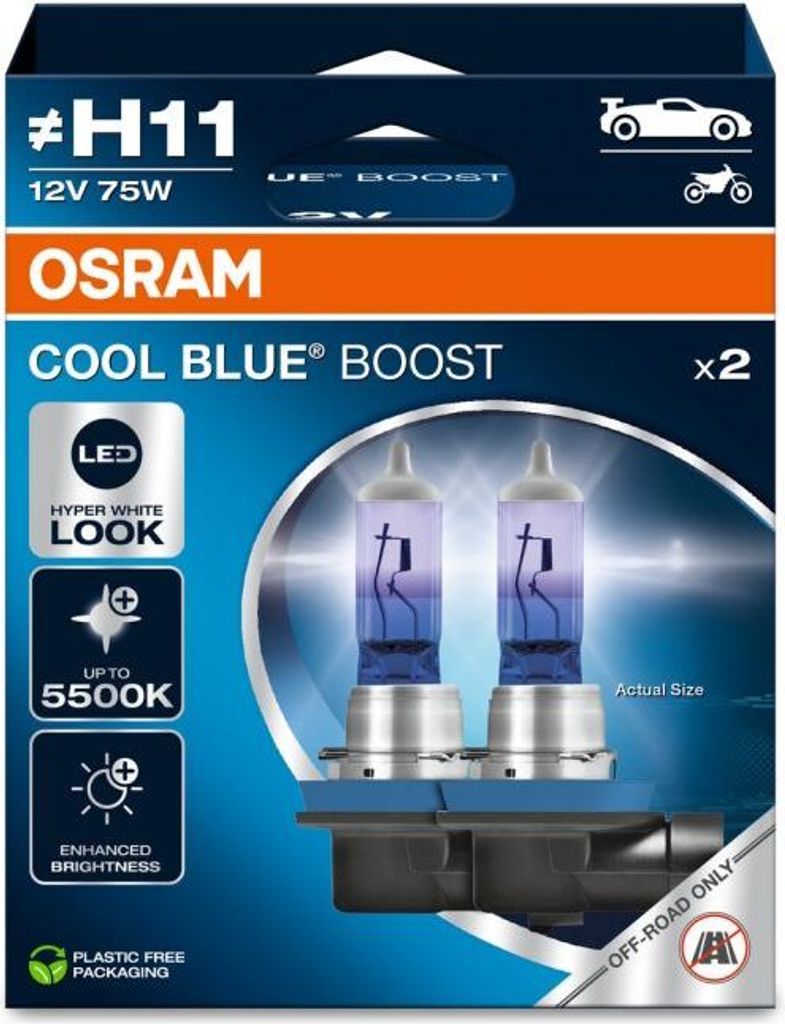 Glhlampe, Fernscheinwerfer OSRAM 62211CBB-2HB Produktbild 