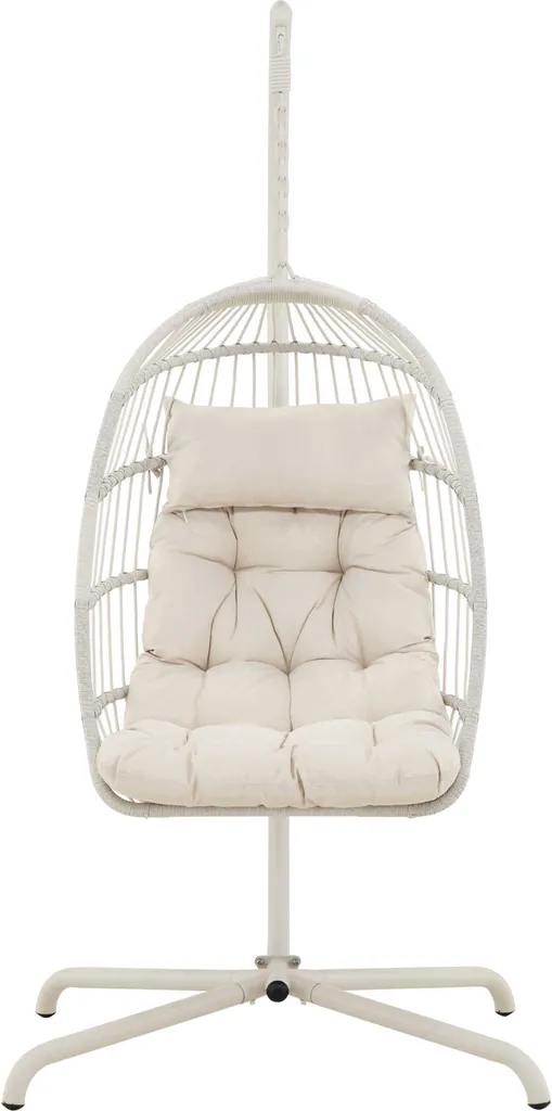 Chaise suspendue Trezza pour coin lecture extérieur - Support inclus