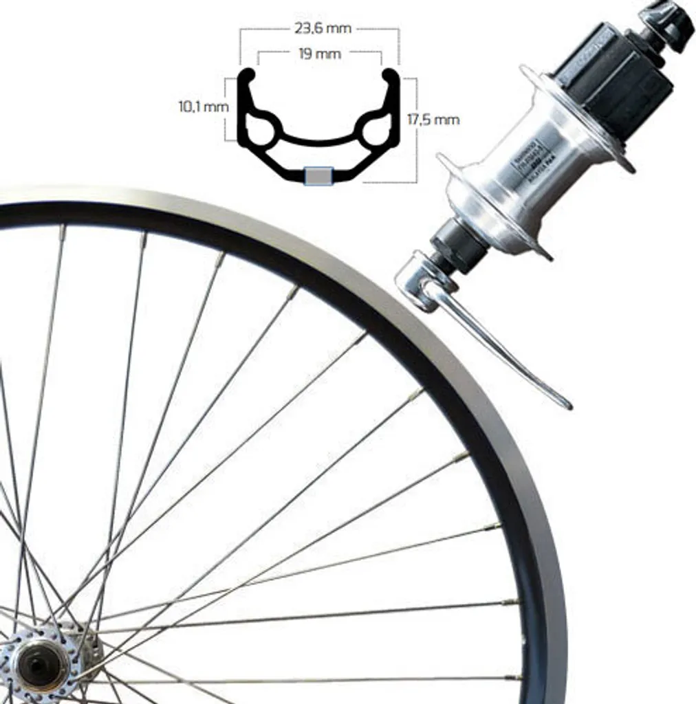 Roue arrière 28 pouces pour cassette CS-9 réparer votre vélo facilement