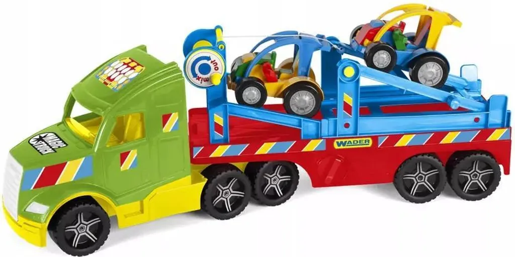 Camion benne jouet avec buggy - Magic Truck Véhicules pour enfants dès 3 ans