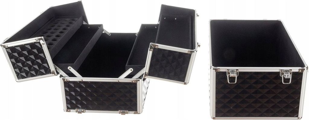 Reiskoffer voor cosmetica, 2-delig, afmetingen 42,5 x 35 x Productafbeelding 