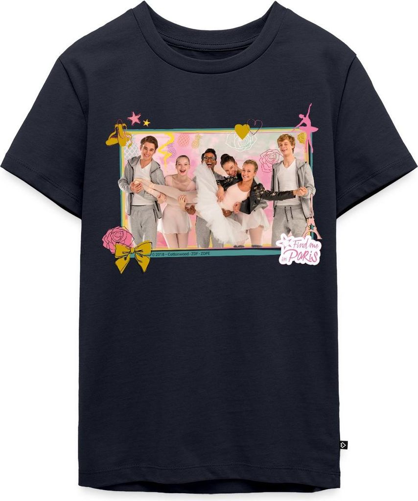 Spreadshirt Find me in Paris Charaktere Teenager Premium T-Shirt, 158/164 (12 Jahre), Navy